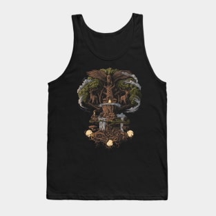 Yggdrasil Norse Mythology Viking Pagan Tree of Life Tank Top